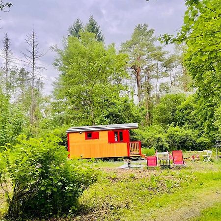 La Roulotte De Ciney Villa Bagian luar foto